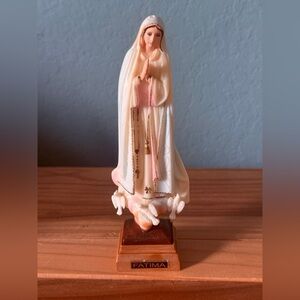 Religious Statue Our Lady of Fatima Statue Made in Portugal 6.5”